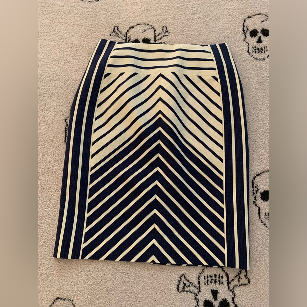 Jcrew Geometric Pencil Skirt